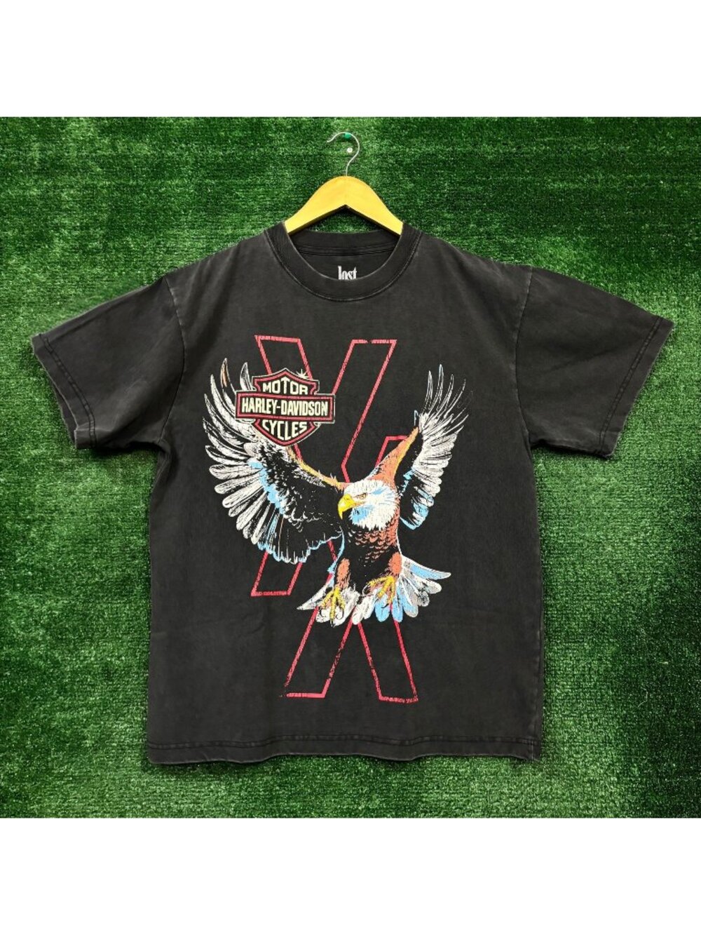 Harley-Davidson Motorcycle x Machine Gun Kelly Lost Americana Rock T-Shirt M